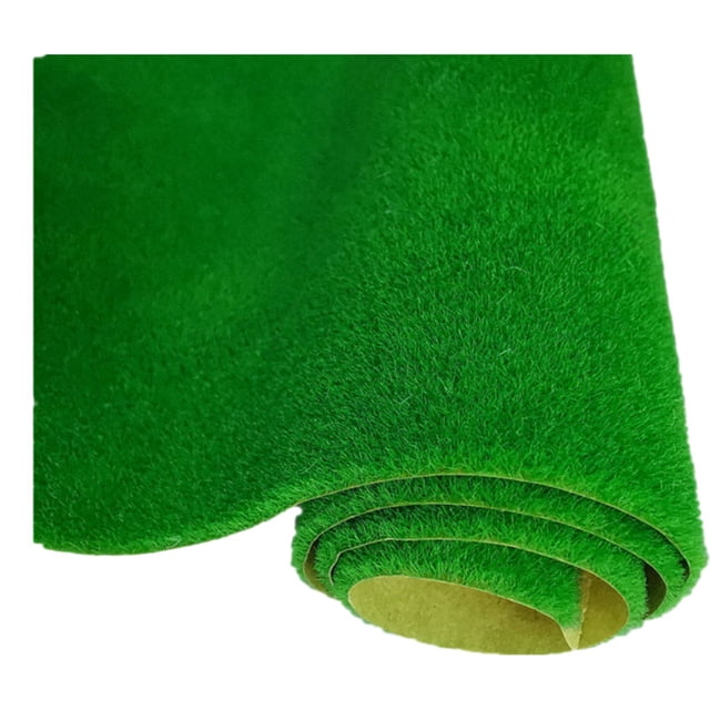 Ounissouiy Césped artificial de bajo mantenimiento para un aspecto realista Césped artificial interior o exterior Artesanía 146 verde medio