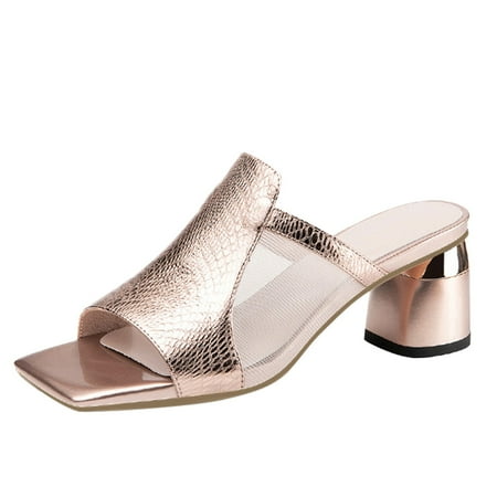 

Women s Solid Fashion Sandals Round Pinch Buckle Color Toe Wedge Shoes Women s Sandals Wedding Beach Sandals for Women Thong Sandals Heels for Women Women Sandals Size 12 Wide Width Womens Heel Open