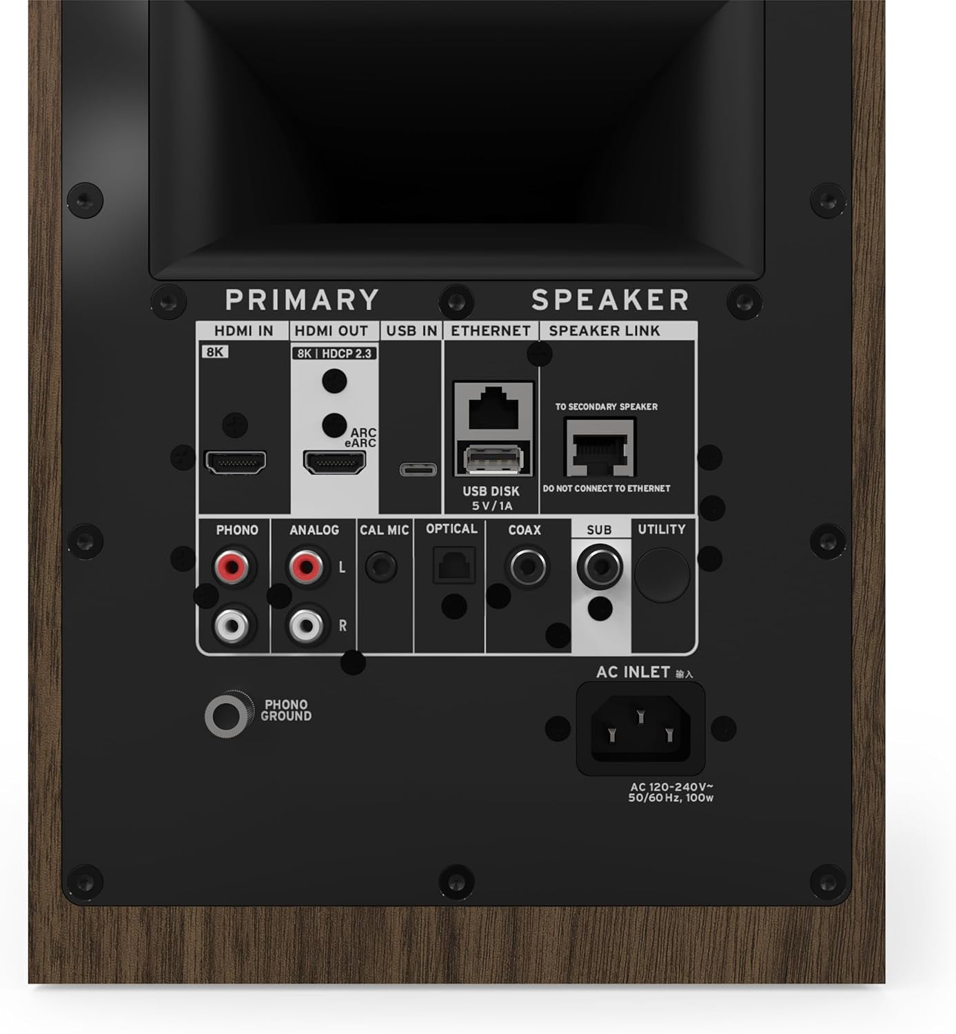 Klipsch THE-SEVENS-II-WALNUT 6.5" Dolby Atmos Powered Speaker Pair - Walnut (2026)