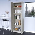 thumbnail image 2 of Two - door feature - 71.1 inches height - Studio apartment storage - Optimize small space, 2 of 2