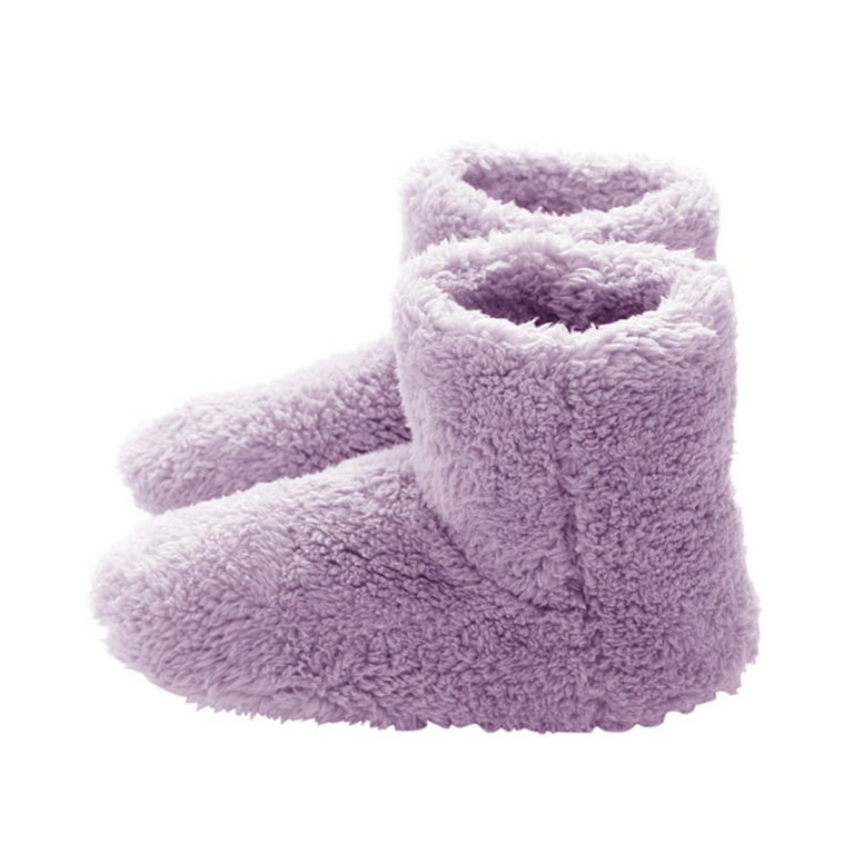 Heatable cozy hotsell plush boots