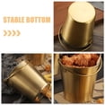 thumbnail image 3 of NIYANGLE Food Container Bucket Stainless Steel Golden Round 1Set For Restaurant, 3 of 8