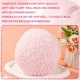 thumbnail image 2 of Estbridg Body Powder Applicator  Oversize Powder Puff  Powder Puff for Body Powder  Extra Large Body Powder Puff  Loose Powder Puffs  Oversize Dust Puffs for Women Makeup (6” x 3”), 2 of 7