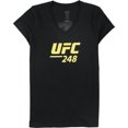 thumbnail image 1 of UFC Womens 248 Two Title Fights Graphic Camiseta, Negro, X-Large, 1 of 2