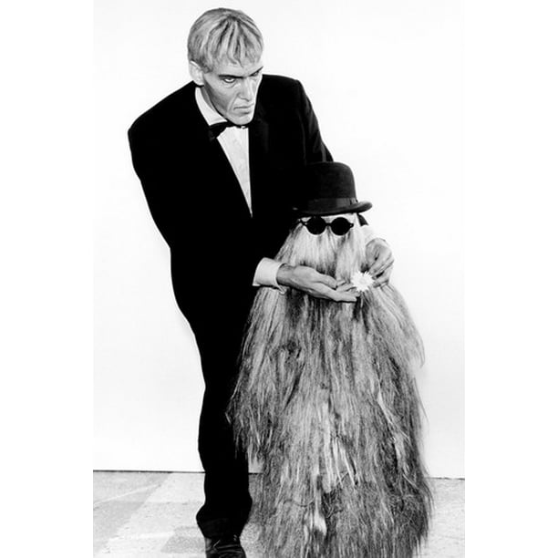 The Addams Family (1964) Ted Cassidyas Lurch with Cousin 