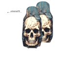 thumbnail image 6 of Sikiie Vintage Leaf Flower Skull Car Seat Protector 2 Pack Car Seat Cushion Mat, Car Seat Covers for SUV, Truck, Van, 6 of 7