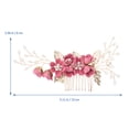 thumbnail image 2 of unbranded Peine Para Con Rosados Y Aleación Para Accesorios De Novia, 2 of 7