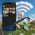thumbnail image 4 of LUOMATE AI Smart Glasses with 1080P HD Camera & Polarized Lenses, Real-Time Translation, Photo/Video Recording & Voice Assistant for Men & Women, ChatGPT Compatible (Photochromic lenses), 4 of 8