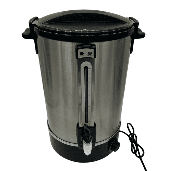Calentador Agua Electrico Acero Inoxidable 25lts 150 Tazas Plateado