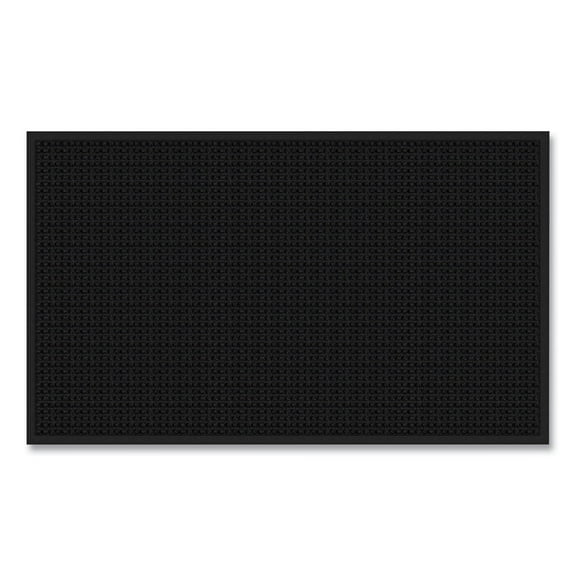 Apache Mills Absorba Select Entry Mat, Rectangular, Pepper/Black Crush-Resistant Needle-Punched Surface, 36" x 60"