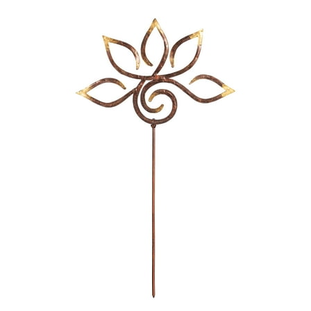 Zen Symbols Garden Stakes - Lotus