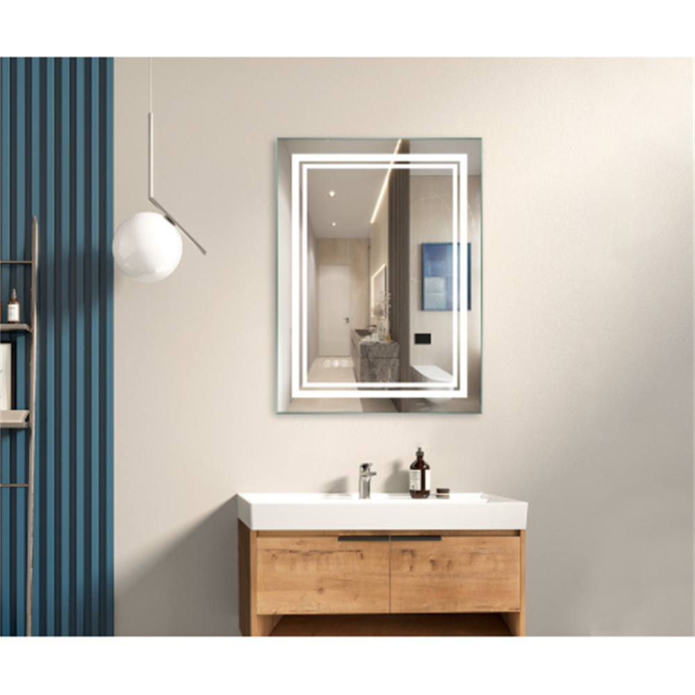Bathroom Mirror, 24 x 32 inches Vanity Mirror with Antifog Function