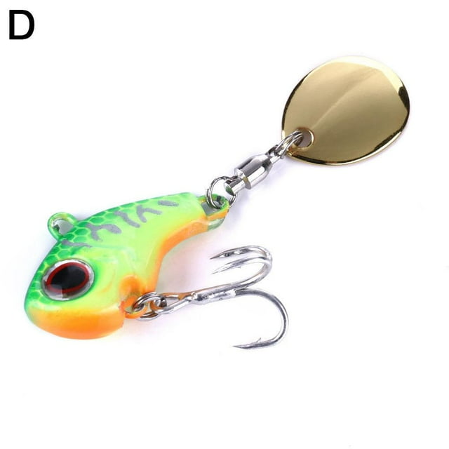 Rotating Tail VIB Lure Long Shot Vibration Bait Spinner Spoon Jigs Fishing Lures B4H5