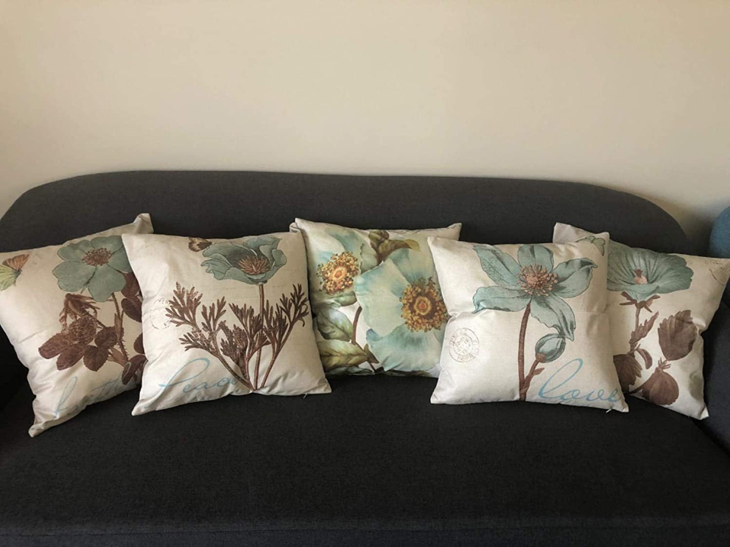 18'' Fashion Butterfly Pillowcases Living Room Throw Cushion Cases Cushion Cover 