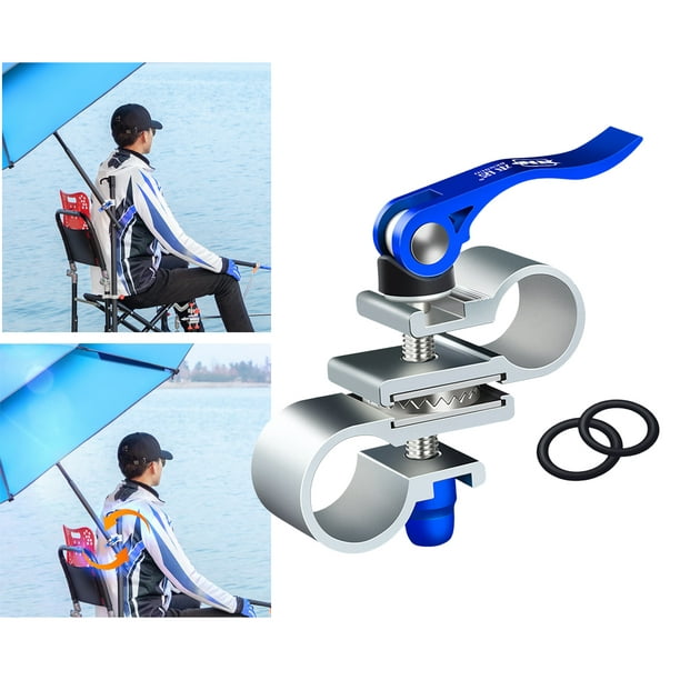 2 Pieces Fishing Chair Umbrella Stand Fixed Clip for Sunshade