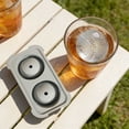 thumbnail image 4 of Baseball Ice Ball Maker - Silicone Whiskey Ice Molds, Slow-Melting Cocktail Ice Cubes, Realistic Baseball Stitching Design, JKODE, 4 of 9