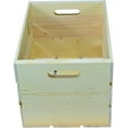 thumbnail image 4 of Poole & Sons Wooden Storage Crate with Hand Holes, 14 x 10 x 9 Inside Dimensions, 4 of 6