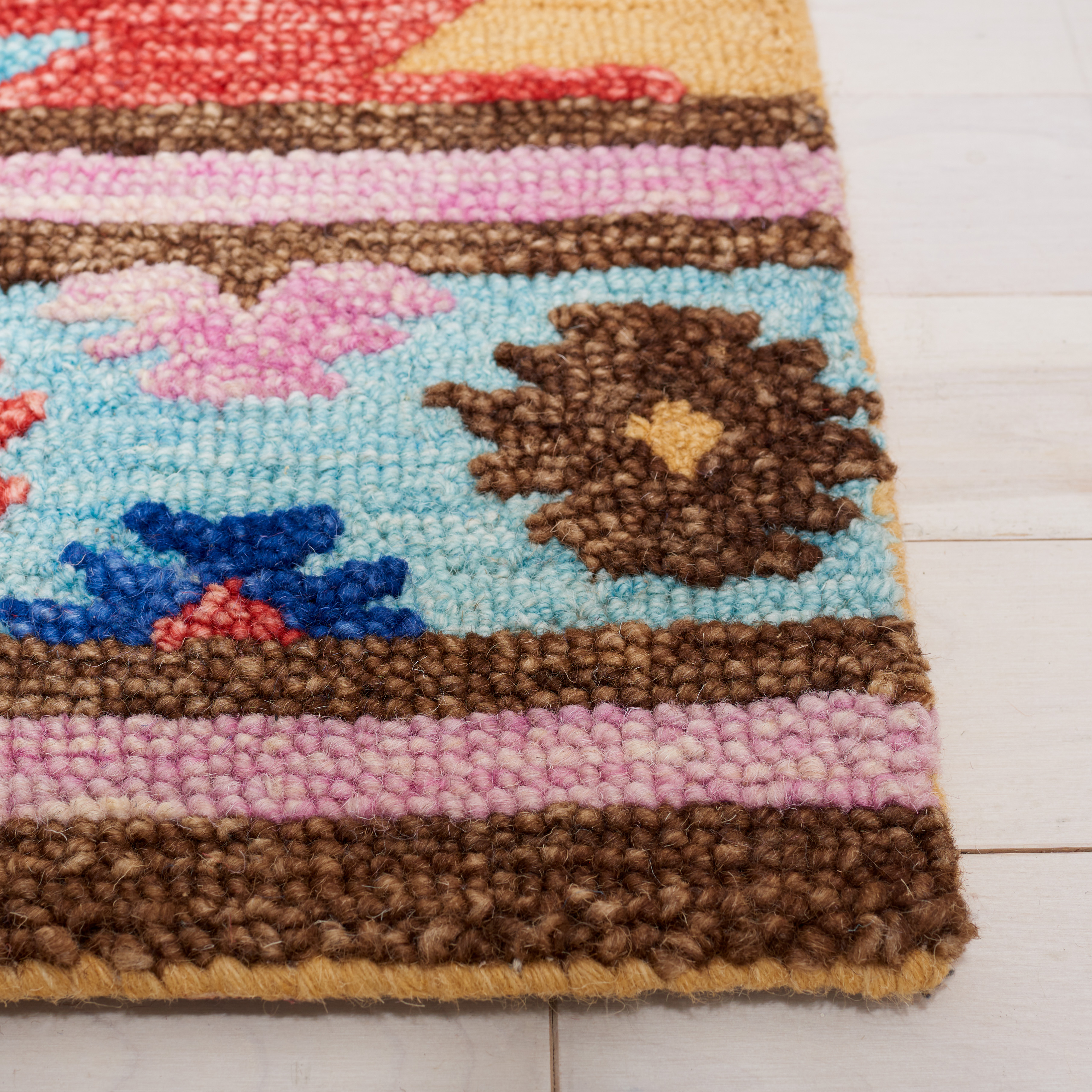 Safavieh  Handmade Aspen Gulnar Boho Tribal Wool Rug 3'  x  5' 3' x 5' Indoor,Handmade Living Room,Bedroom,Dining Room Rectangle