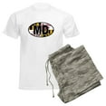 thumbnail image 6 of CafePress - Maryland Oval Md Flag Pajamas - Men's Light Loose Fit Cotton Pajama Set, 6 of 7