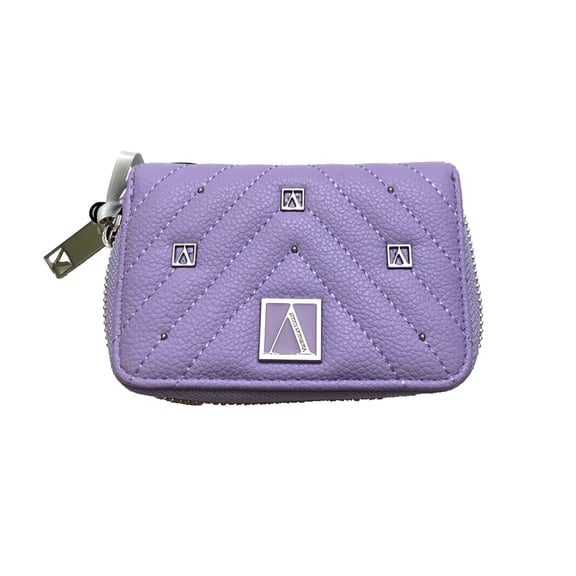 Victoria's Secret Card Case Zippered Wallet Coin Purse Color Lilac NWT