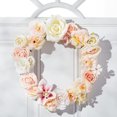 thumbnail image 3 of PEACNNG 4 Pack Wooden Wreath Ring with Pre-Cut Holes for Crafts, Easter, Spring, Home Decor, Wall Door Hanging Wreaths, Floral Hoop, 3 of 5