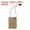 Brown, variant on Price Tags and Hang Tag String Clothing Tag, 2"x1.4" Black String Tags for Clothes, Retail Store 200 Set