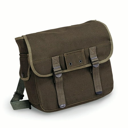 Stansport Duck Canvas Mussette Bag Olive Drab Green