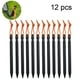 thumbnail image 1 of Estacas para tienda de campaña, clavos de aluminio ligeros con cuerda reflectante, 12 piezas, 1 of 8