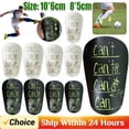 thumbnail image 2 of Mini espinilleras pequeñas resistentes al desgaste, Protector de pierna de fútbol absorbente de golpes, esponja EVA, espinilleras de entrenamiento de fútbol, 1 par, 2 of 5