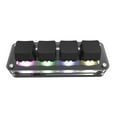 thumbnail image 2 of Portable RGB Macro Custom Gaming Keyboard 4 Key  Programmable Keyboard, 2 of 11