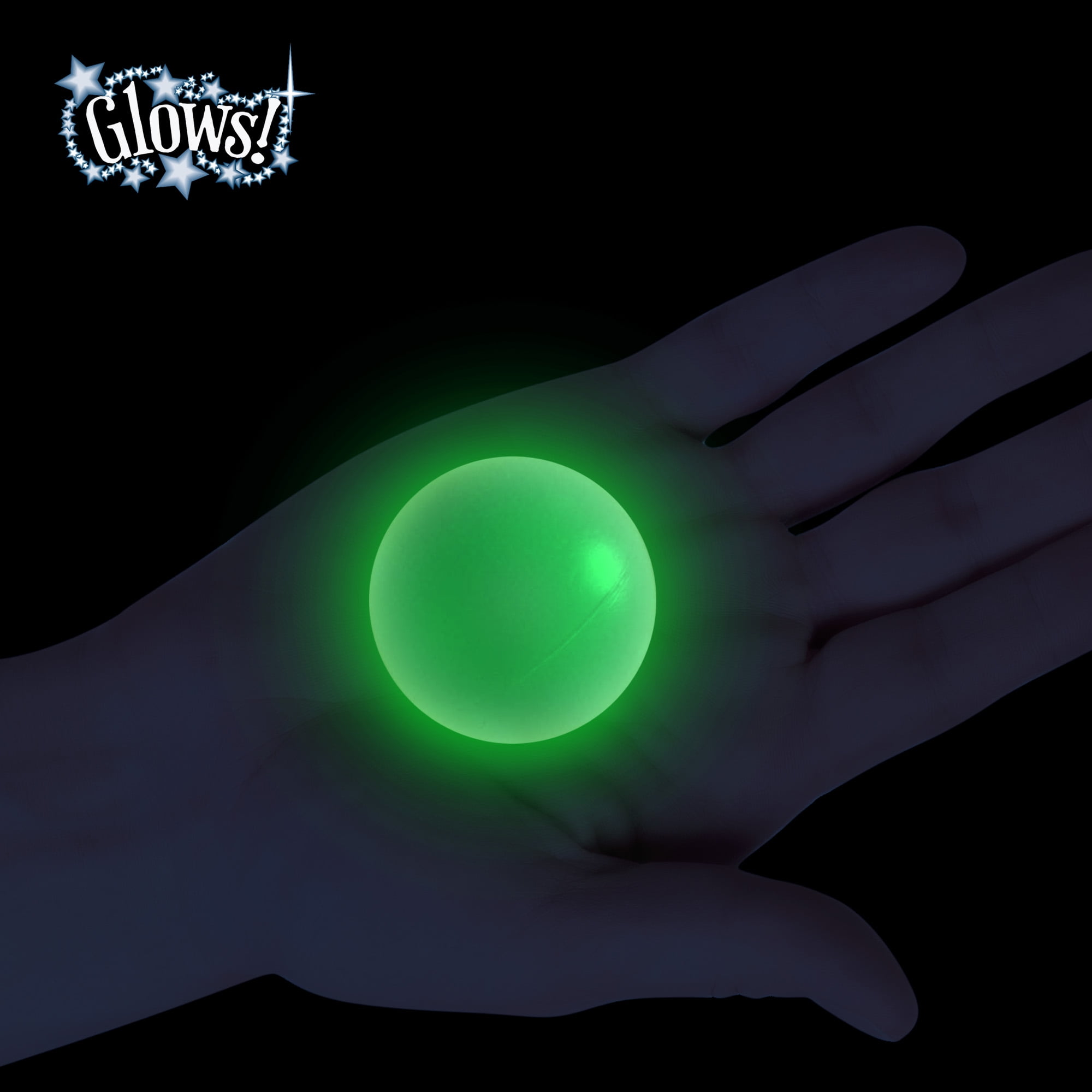 (3 pack) White Glow-in-the-Dark Pong Ball Party Favors, 6 Count, by Way To Celebrate