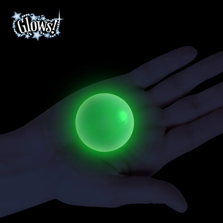 Way to Celebrate! Glow in the Dark Pong Balls White Party Favors, 6 Count
