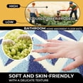 thumbnail image 4 of Bathroom Non Slip Rugs Absorbent Thick Bath Mat Ultra Soft Washable Bath Rugs Blue 16x24, 4 of 7