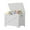 X-shaped Pattern Frosted White, variant on 23.6" Entryway Storage Bench, Wooden Storage Chest with U-Shaped Cut-Out Pull, Safety Hinge & Unique Legs, Box Organizer for Living Room, Bedroom, Supports 300 Lbs, Matte White