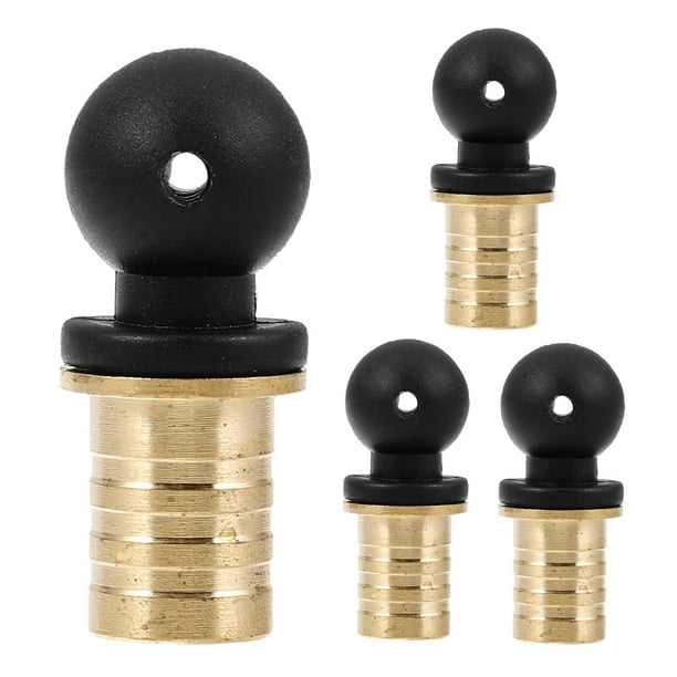 4 tapones de repuesto para botellas de vino y bebidas, tapas para botellas de vino, sellador chino, bomba de vino resellable, tapón de vacío para vino