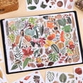 thumbnail image 4 of 600+ Waterproof Vinyl Leaf Stickers, 30 Sheets Realistic Botanical Foliage Plant Stickers Book for Journaling Scrapbooking Water Bottle Laptop Planner Decoration, Nature-Themed DIY Supplies for Women, 4 of 14