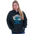 thumbnail image 4 of Lazy Smurf OG Slacker Sleepy Naps Hoodie Sweatshirt Women Men Brisco Brands S, 4 of 6