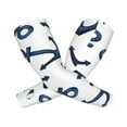 thumbnail image 2 of Yiaed Navy Blue Anchor Print Arm Sleeves,Cooling UV Sun Protection Sports Compression for Men/Women, 2 of 6