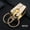 SKU01160-K金, variant on New stainless steel card sweatpants keychain men's hanging buckle car keychain waist hanging sweatpants buckle,SKU01160-K金