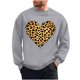 thumbnail image 4 of TaTaai Men's Valentine Heart Print Long Sleeve Round Neck Pullover, Valentine's Day Gift, Casual Sports Activewear Top Gift, 4 of 6