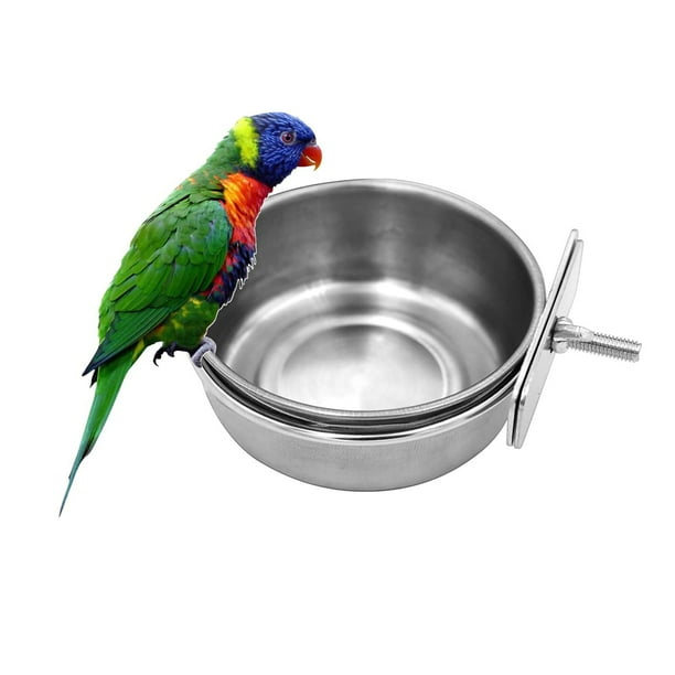 Birds Food Dish Water Cage Bowls Birds Food Bowl Parrot Bowls Walmart Com Walmart Com