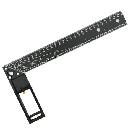 

Hmlai Clearance Sale Multi-Angle Measuring Ruler 300Mm Angle Ruler Square Protractor Black Measuring Ruler (Qty: 1 Ruler) Ruler Clearance