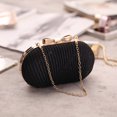 thumbnail image 3 of Bolsa Embrague de noche Mujer Nupcial Banquete Boda Fiesta Crossbody Bolsos (Negro) Tmvgtek Para estrenar, 3 of 8