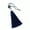 Navy, variant on 10pc 3'' Crystal Bead tassels DIY Earrings tassel charms pendant Trim 22 Colors-Navy-10pcs