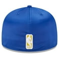 thumbnail image 4 of Men's New Era  White Golden State Warriors Throwback Satin 59FIFTY Fitted Hat, 4 of 6