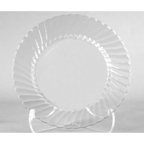 WNA Classicware 10-1/4-inch Plates, Clear, 144 Count
