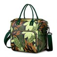 thumbnail image 1 of Boîte à Lunch Isolée à Motif de Plante Tropicale Feuillue – Sac Fourre-Tout Réfrigérant à Double Compartiment Étanche et Réutilisable, Grande Capacité, pour Voyage, 1 of 4
