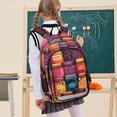 thumbnail image 7 of FORMRS Unisex School Backpack 17" Student Travel Bag with Laptop Compartment, Purple Jar, 7 of 7