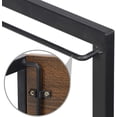 thumbnail image 6 of ZenStyle Folding Computer Writing Desk Wood Top Metal Frame Study Desk PC Laptop Table, 6 of 9