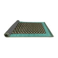 thumbnail image 2 of Ahgly Company Indoor Square Oriental Turquoise Blue Industrial Area Rugs, 8' Square, 2 of 4